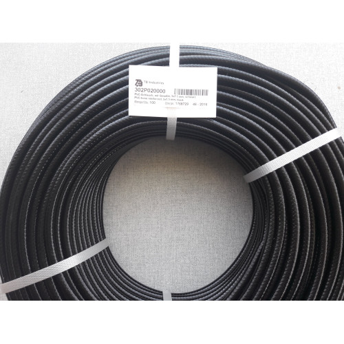 302Р020000 Газовая трубка бухта черная 5х1,5mm