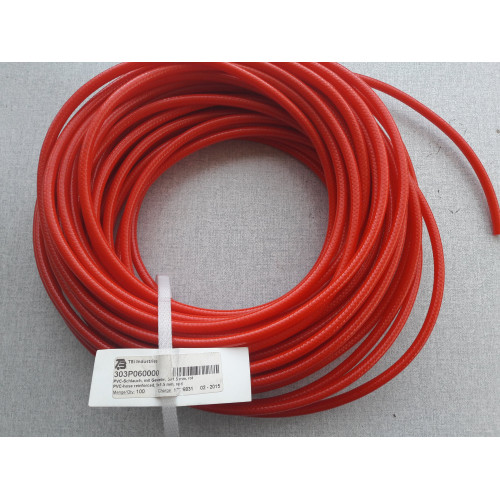 303Р060000 Водяная трубка красная 5х1,5mm